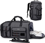 WITZMAN Travel Duffel Bags for Men Large Carry On Weekender Overnight Bag 3 in by WITZMAN