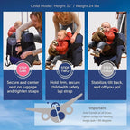 Travel Seat for Kids, The Original and Patented Ride-On Suitcase for Toddlers - Image 5