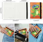 Dinosaur Passport Holder for Women and Men PU Leather Passport Cover for Travel - Image 5