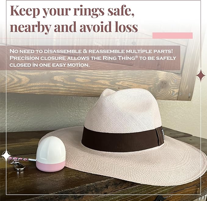 RING THING - Ring Holder Keychain, Jewelry Organizer and Storage, Portable - Image 8
