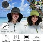 Sukeen Cooling Sun Hat for Men Women UPF50+ Wide Brim Fishing Hat - Image 5