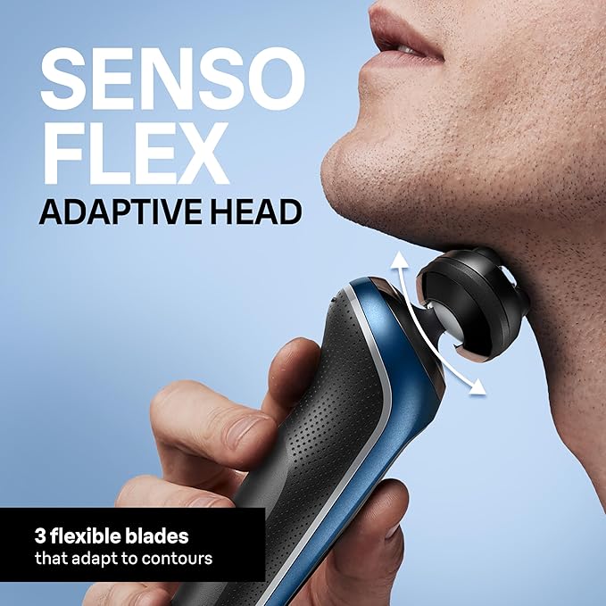 Braun Electric Shaver for Men, Series 6 6120s, Wet & Dry Shave, Turbo & Gentle - Image 5