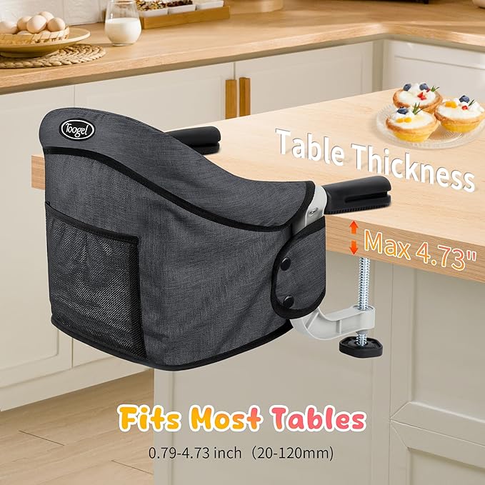 Toogel Hook on High Chair: Portable & Foldable High Chair - Image 2