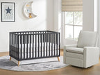 Oxford Baby Cozy Nest Convertible Island Crib, Midnight Slate/Natural - Image 2
