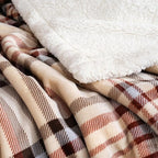 PU MEI Sherpa Fleece Throw Blanket 60" x 80" Reversible Plush Fluffy Large Big - Image 5