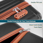 Hoteel 20Inch Luggage 3-piece Set, 360° Universal Suitcases - Image 3
