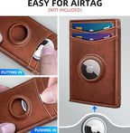 Airtag Wallet for Men- with Money Clip Gift Boxed, Magnetic Closure Slim - Image 3