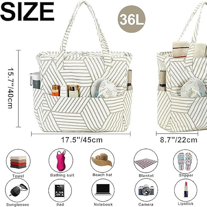 Waterproof Beach Tote Pool Bags - Image 3