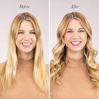 L'ANGE HAIR Le Duo Standard 360° Airflow 2 in 1 Straightener and Curler | 1 Inch Curling Wand & Titanium Flat Iron with 5.3" Plates | Hair Straightener & Curler for Short to Medium Hair (Black)