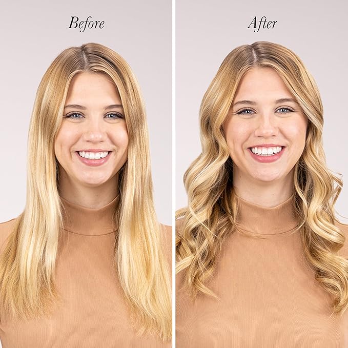L'ANGE HAIR Le Duo Standard 360° Airflow 2 in 1 Straightener and Curler | 1 Inch Curling Wand & Titanium Flat Iron with 5.3" Plates | Hair Straightener & Curler for Short to Medium Hair (Black)