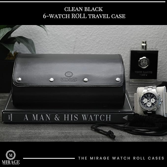 M Mirage Luxury Travel 6 watch display case organizer - Image 7