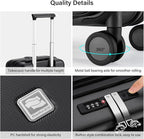 Hanke Hardside Expandable Carry On Luggage, 20 Inch Top Opening Trunk Luggages - Image 3
