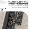 Rails Expandable Hardside Upright Suitcase with 360° Spinner Wheels (Oatmeal / Large Checked)