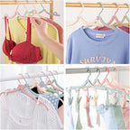 24 Pcs Travel Hangers with 48 Pcs Clips, Portable Folding Clothes Hangers - Image 5