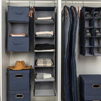 Household Essentials Hanging Cotton Blend Closet Organizer - Image 6
