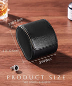 Homde Travel Watch Box Leather: Traveling Case - Image 3