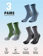 Compression Crew Running Socks: Athletic Socks - Image 4