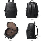 Shrrie Laptop Backpack for Women, Vegan Leather Backpack Work Computer - Image 7