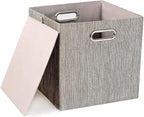 Posprica 3X Thicker Fabric Storage Cubes 13 inch Collapsible Storage Bins - Image 2