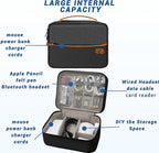 Electronics Organizer, Travel Cord Organizer Pouch, Portable Cable Organizer - Image 5