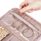 BELALIFE Travel Jewelry Case Organizer, Foldable Storage Roll - Image 5