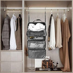 Suitcase Organizer, Travel Luggage Organizer Portable Hanging Travel Shelves - Image 7