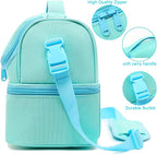 FlowFly Double Decker Cooler Insulated Lunch Bag Large Tote - Image 4
