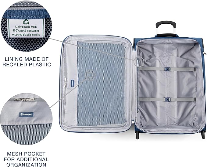 Travelpro Maxlite 5 Softside Expandable Upright 2 Wheel Checked Luggage - Image 5