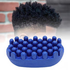 Silicone Curling Hair Brush - Twist King Sponge for Afro Hair, Washable Ergonomic Curl Sponge Styling Tool Wave Brush for Black Men Women Boy Girl All Hair Types