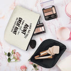 huester Great Aunt Gifts Makeup Bag, Mothers Day Gifts for Great Aunt Make Up Bag, Great Auntie Gifts, Aunt and Great Aunt Cosmetic Bag Travel Makeup Make Up Pouch Gifts for Aunt Great Auntie Purse