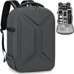 TORIBIO Camera Backpack, Hardshell DSLR Photography Camera Bag, Waterproof Hard by TORIBIO
