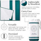 Laguna Beach Textile Co. Recycled Microfiber Quick Dry Beach Towel - Image 3