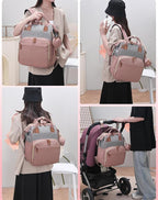 Diaper Bag with Changing Station, Waterproof 3 in 1 Baby Diaper Backpack with - Image 7