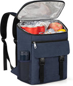 Cooler Backpack Soft Insulated Leak Proof 30 Cans Insulated Backpack Cooler by OCKLILY
