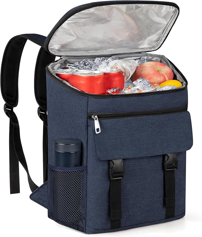 Cooler Backpack Soft Insulated Leak Proof 30 Cans Insulated Backpack Cooler by OCKLILY