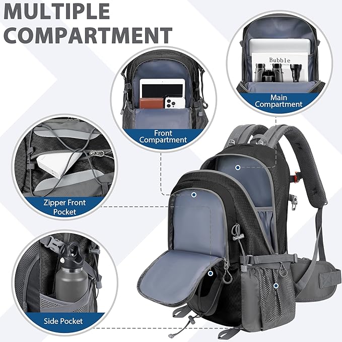 Hiking Backpack 30L Lightweight Travel Daypack Small Day Pack - Image 5