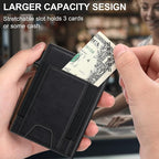 Wallet for Men Wallet with Slim Pop Up Card Holder 9-13 Cards, Bifold - Image 4