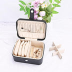 2 Layer Portable Jewelry Box, Large Jewelry Travel Case - Image 8