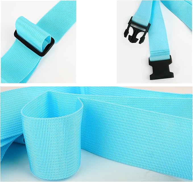 4Pcs Luggage Straps for Suitcase Travel Accessories TSA Approved, 80In Long - Image 2