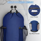 BALEINE 120L Laundry Bag Backpack, 900D Oxford Fabric Large Travel Laundry Bags - Image 3