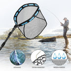 PLUSINNO Floating Fishing Net for Steelhead, Trout Fishing, Rubber Coated - Image 6