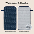 KeaBabies Portable Diaper Changing Pad, Easy Wipe Clean - Image 4