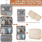 Elviros Hanging Travel Toiletry Bag - Image 4