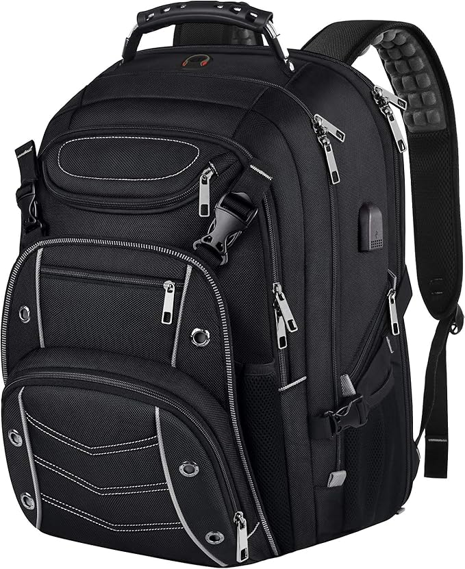 VECKUSON 18.4 Laptop Backpack for unisex, 60L Extra Large Gaming Laptops Back by TryingtoBuyHappiness