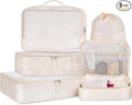 5 Set Packing Cubes Travel for Luggage Durable Suitcases Organizer Bags by VIPBOX