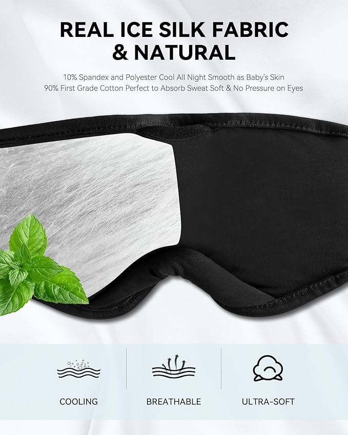 MUSICOZY Sleep Headphones Masks, Headphones Masks - Image 3