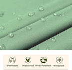 SaphiRose Unisex Rain Poncho Raincoat Hooded - Image 6