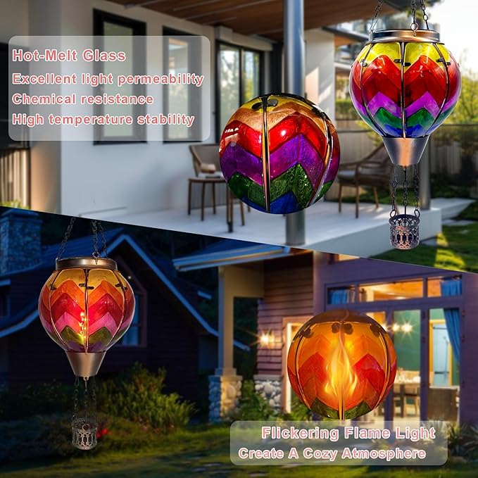 Hot Air Balloon Solar Lantern - Image 2