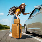 Luggage Sets 4 Piece, ABS PC Lightweight Suitcases - Image 8