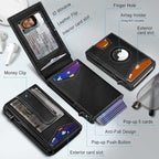 Airtag Wallet for Men, with Money Clip Gift Boxed, Slim Front Pocket Wallet - Image 2